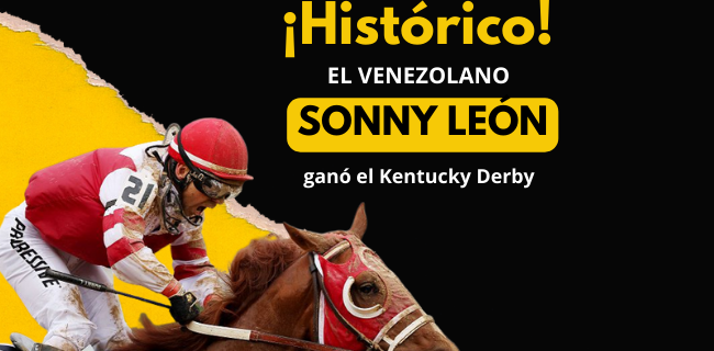 ¡Histórico! Venezolano Sonny León gana el Kentucky Derby
