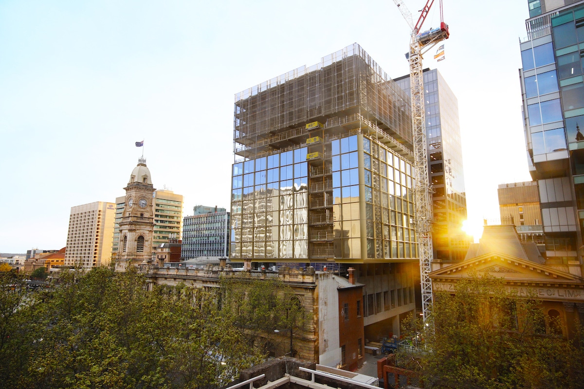 GPO Hotel Marriott project in Adelaide tops out